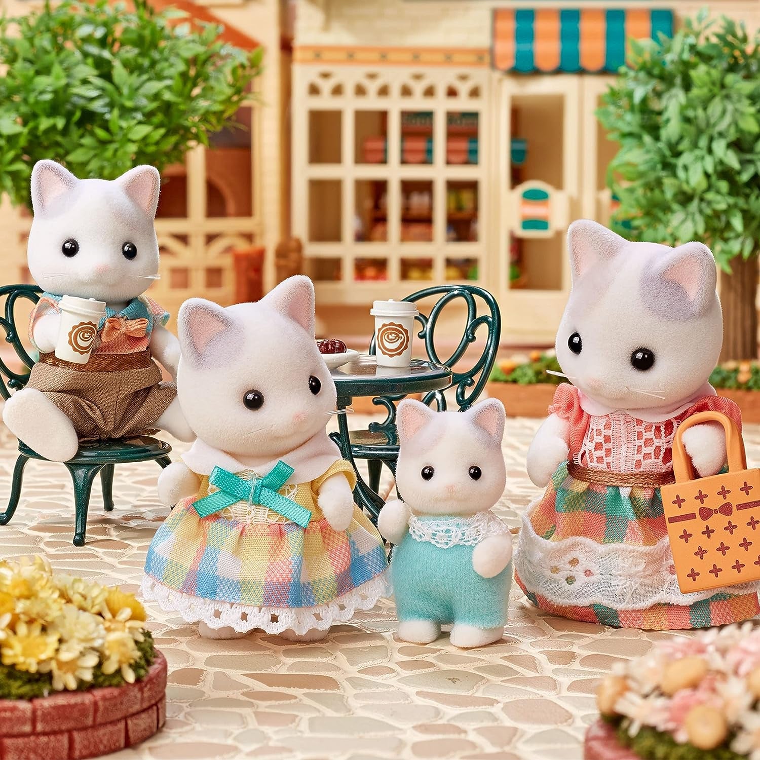 Sylvanian Families - 5738 Milk Cat Family - Dockhusfigurer