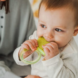 Suavinex Baby silikonbitring + 4 månader Cool Mjuk och Lätt Butterfly Blue Teether