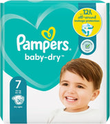 Blöjor Pampers 81657566 Baby-Dry Byxor, vit