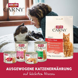 Vuxen Pure & Mild våtfoder med kyckling och kattmynta (32 x 100 g), för känsliga katter, spannmålsfri och sockerfri, lättsmält våtfoder med kyckling