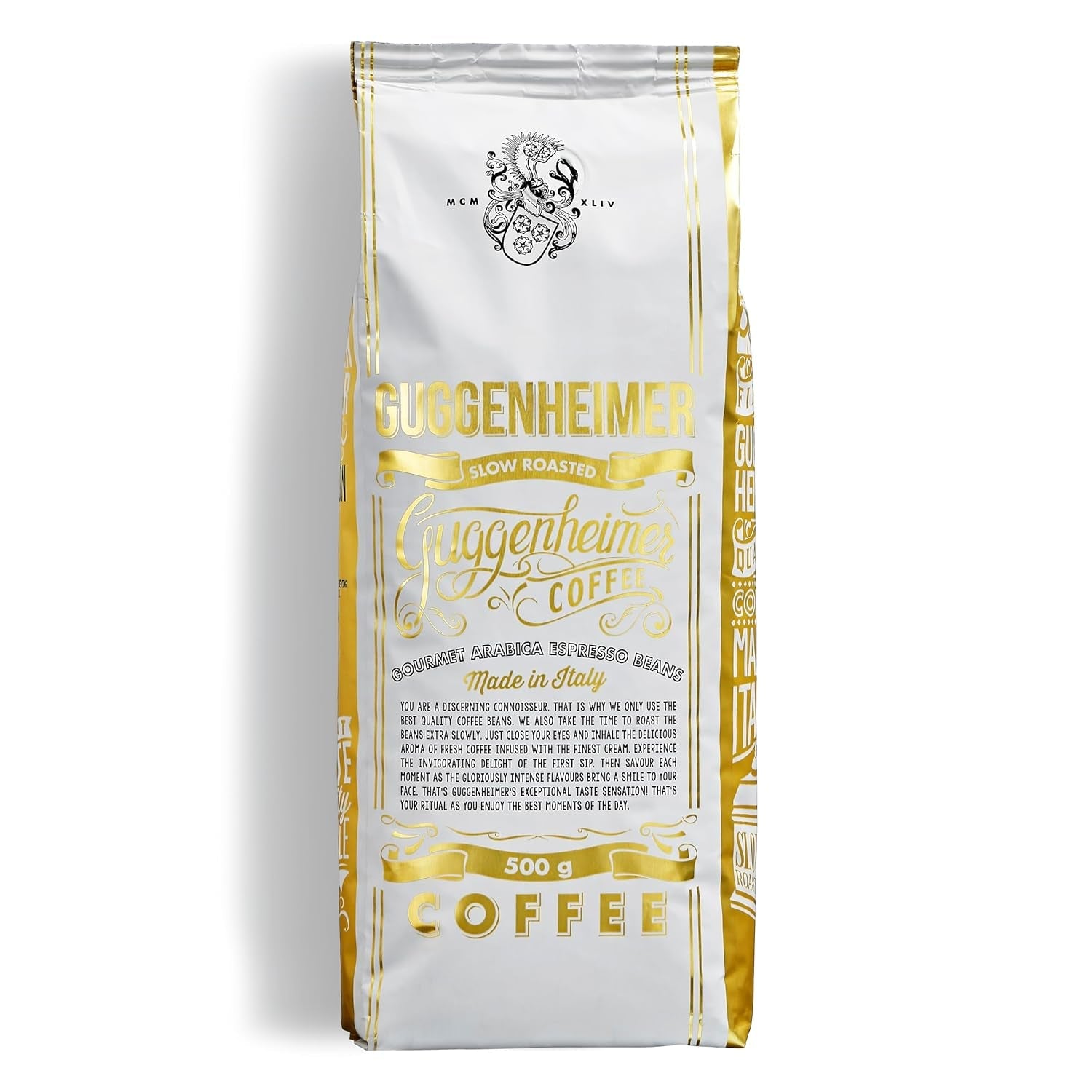| Provförpackning kaffebönor 1 kg | Supreme 500g och Gourmet Arabica 500g | Låg surhet | Fin kräm | Den bästa espresson för helautomatiska maskiner | Kaffeprovningsset