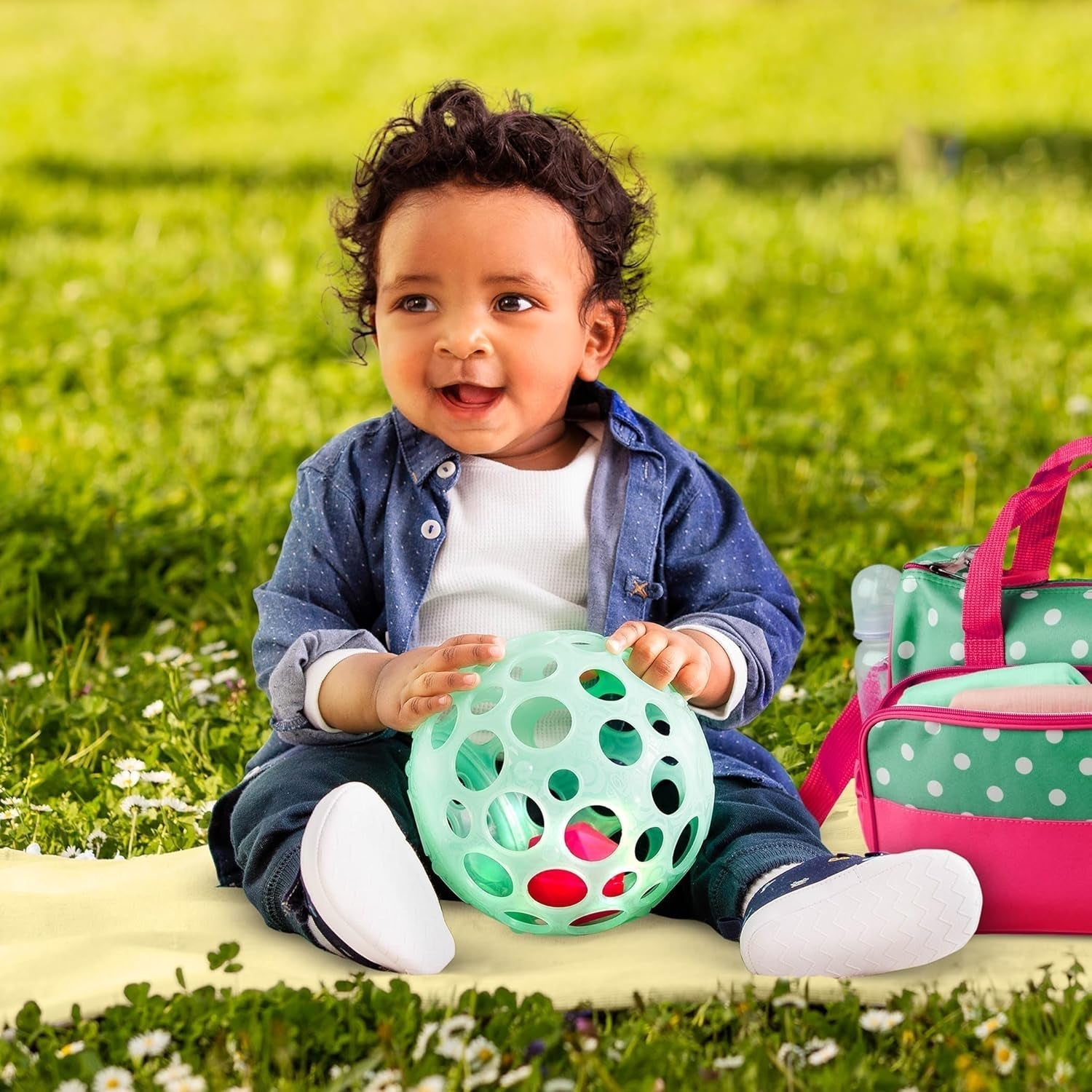 B. leksaker Babyleksak Babyleksak motorisk leksak med ljus - babyleksak för nyfödda, flickor och pojkar från 0 månader, PVC-fri Bebe Toys Naty Shop