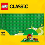 LEGO 11023 Grön klassisk byggplatta, fyrkantig bottenplatta med 32X32 urtag som bas för byggnad och andra LEGO-set Byggset Besuche den LEGO-Store Single
