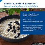 Trek'n Eat Protein Gröt – Proteinrik frukost för utomhusbruk | Frystorkat bord för camping, vandring och expeditioner | Mätning, snabb att förbereda, perfekt för resor