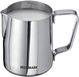 Westmark Brasilia Mjölkkaraff 200 ml - idealisk för kaffegrädde, mjölk, honung och andra kaffe- och tetillsatser, baristatillbehör - rostfritt stål