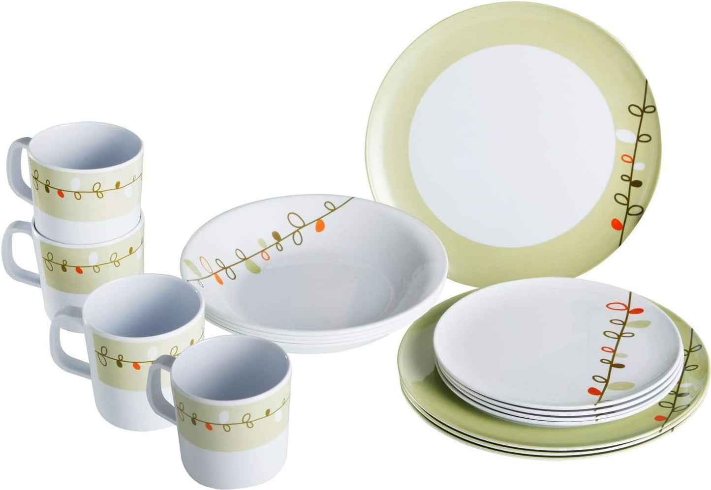 Servisset i melamin, design Esprit