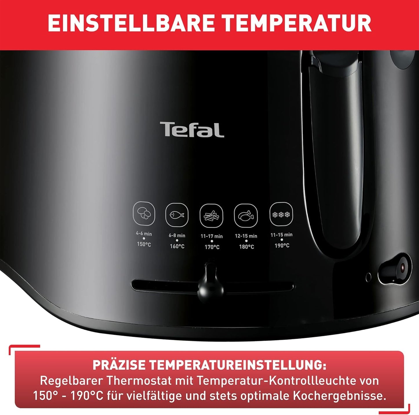 Tefal Maxi Fritös, Cool Wall Technology, 1,2 kg, justerbar termostat Vitvaror Naty Shop