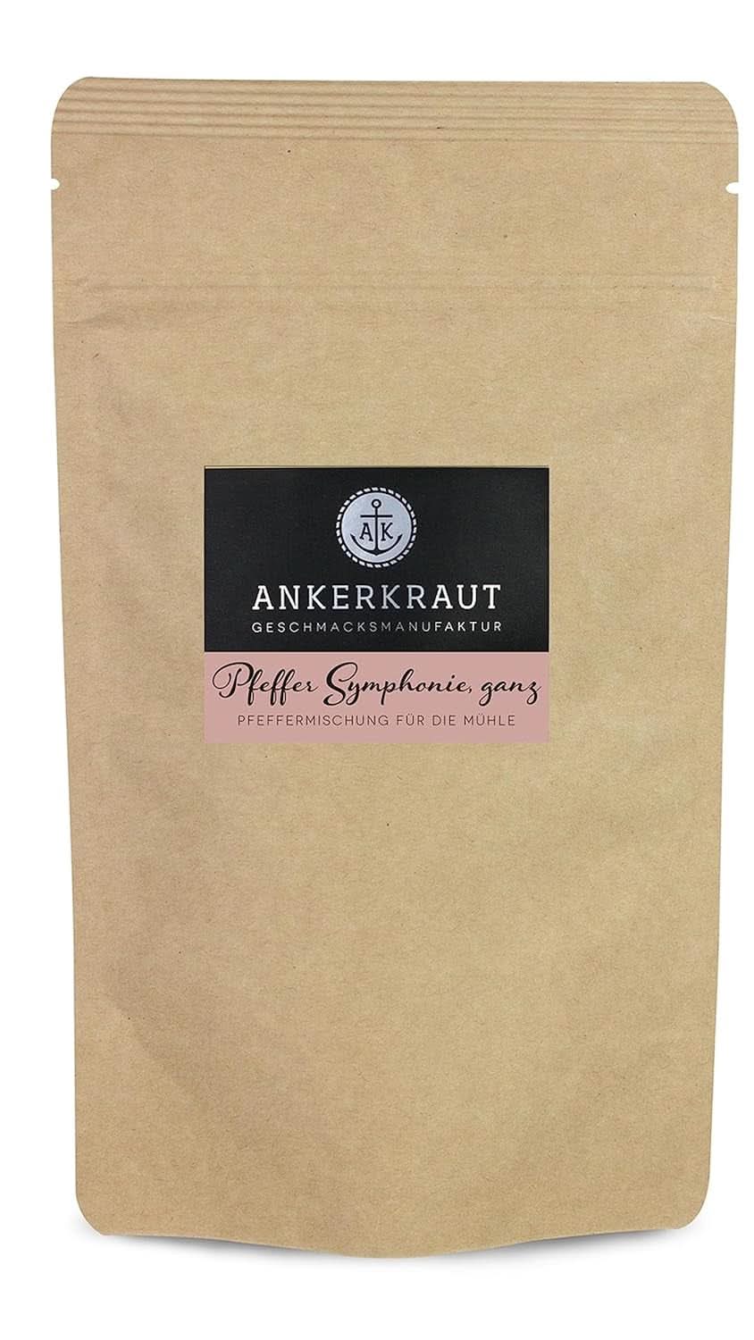 Ankerkraut Symphonie, pepparmix för smaksättning med arom och smak, 140 gram Condiments Naty Shop Fullkorn 140 gram
