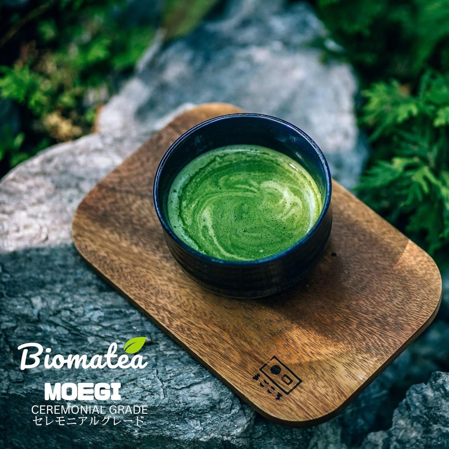 50G Matcha av ceremoniell kvalitet från Japan - 100 % naturligt, fri från bekämpningsmedel och testat - Stenmald - Moegi Matcha Premium japanskt tepulver