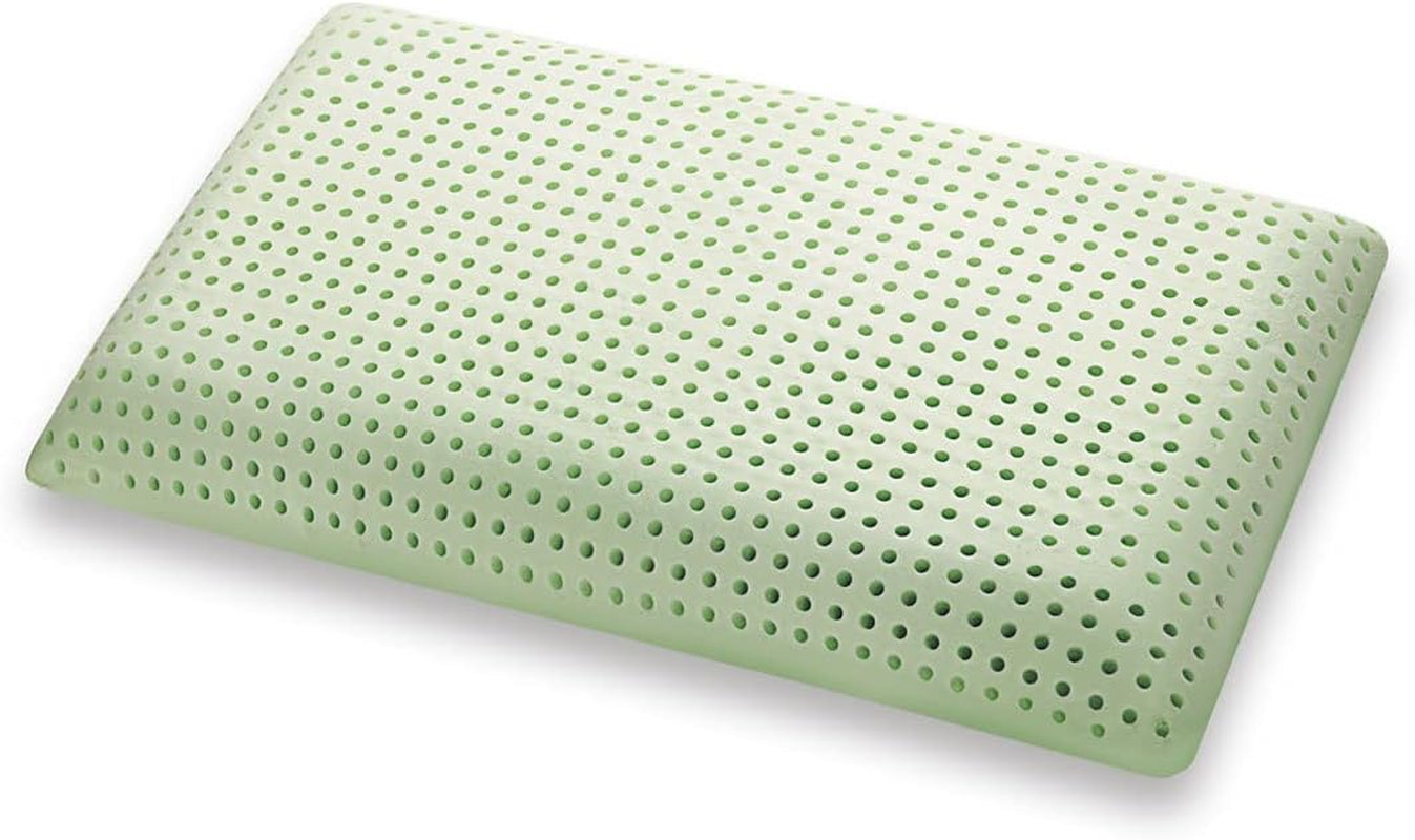Marcapiuma Green Natural Natural Herbal Memory Foam Kudde 2 Styck Standard Kuddar Naty Shop Hälsningar 1X Saponetta Tvål