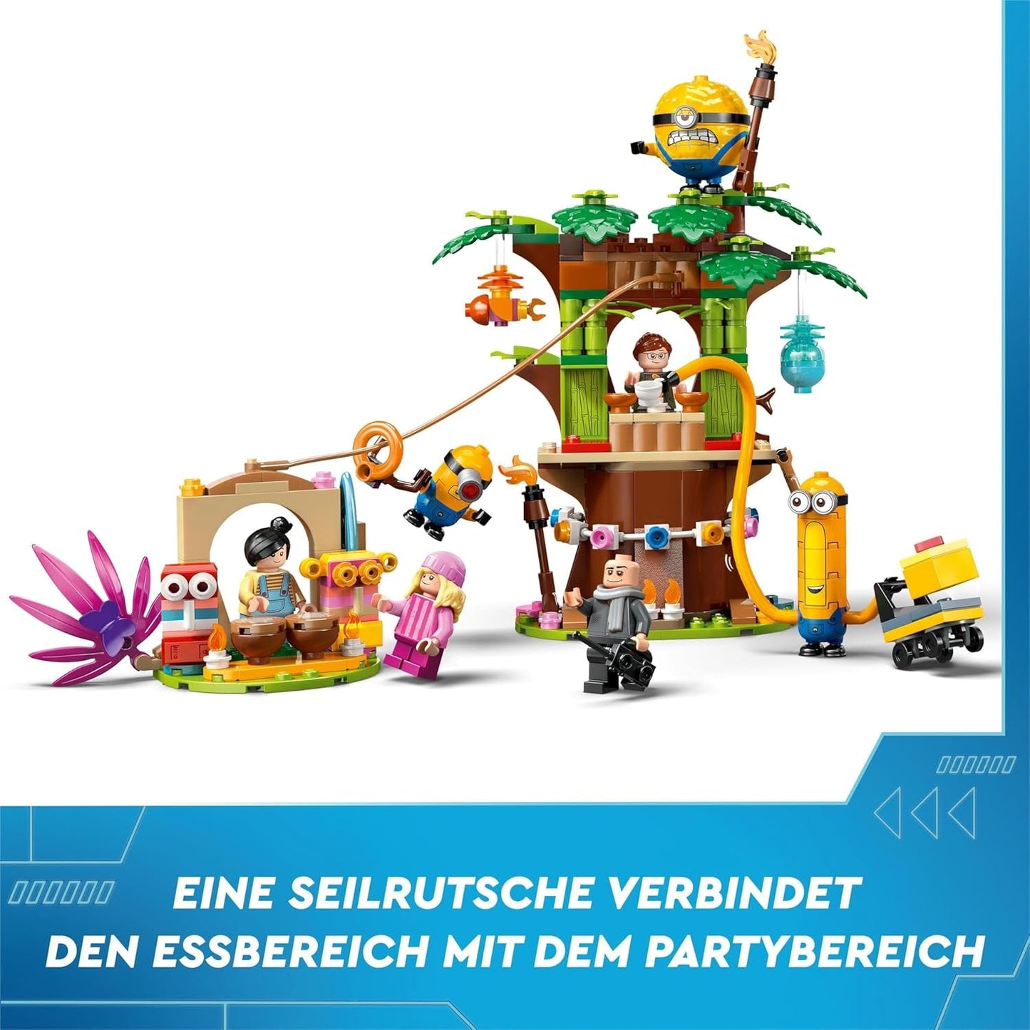 LEGO I - Simply Incorrigible 4 Gru's and Minions' Family Villa I - Simply Incorrigible 4 Filmlekset Barnleksakspresent för pojkar och flickor 8 år och uppåt 75583 Byggset Beuche den LEGO-Store
