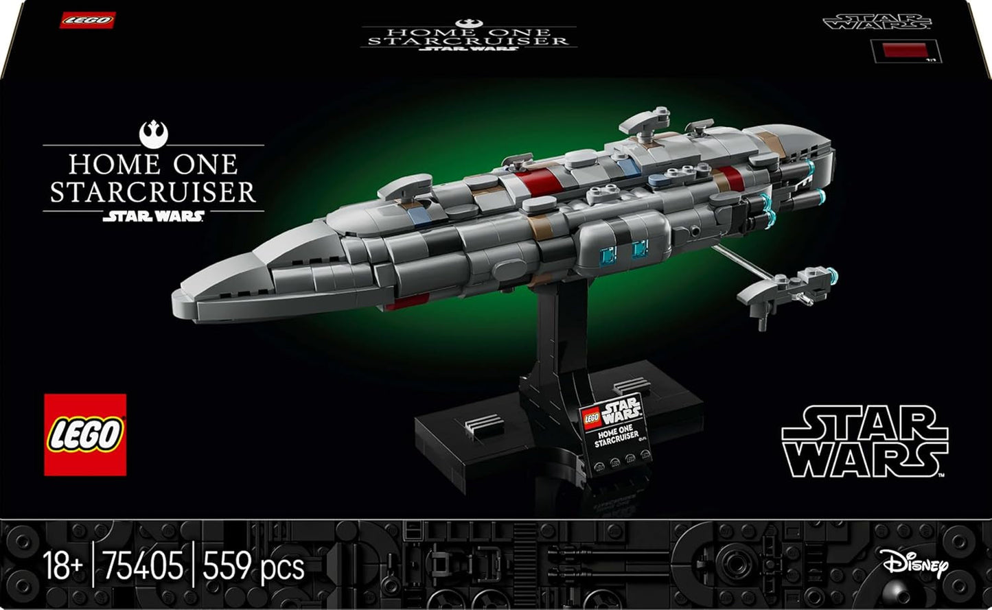 LEGO Star Wars 75405 Home One Starcruiser från Return of the Jedi - Starship-modell - Fantasy- och samlingsset att bygga och visa - Present till vuxna och tonårsfans Byggset Besuche den LEGO-Store