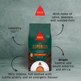 Delta Superior Premium kaffebönor, 1 kg