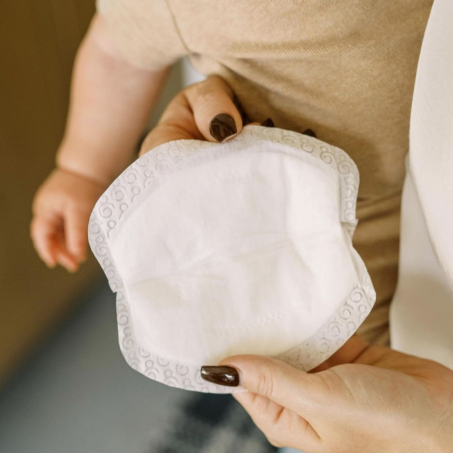 Engångsskivor, absorberande, svart, 60 st Mat- och amningstillbehör Bebe Naty Shop