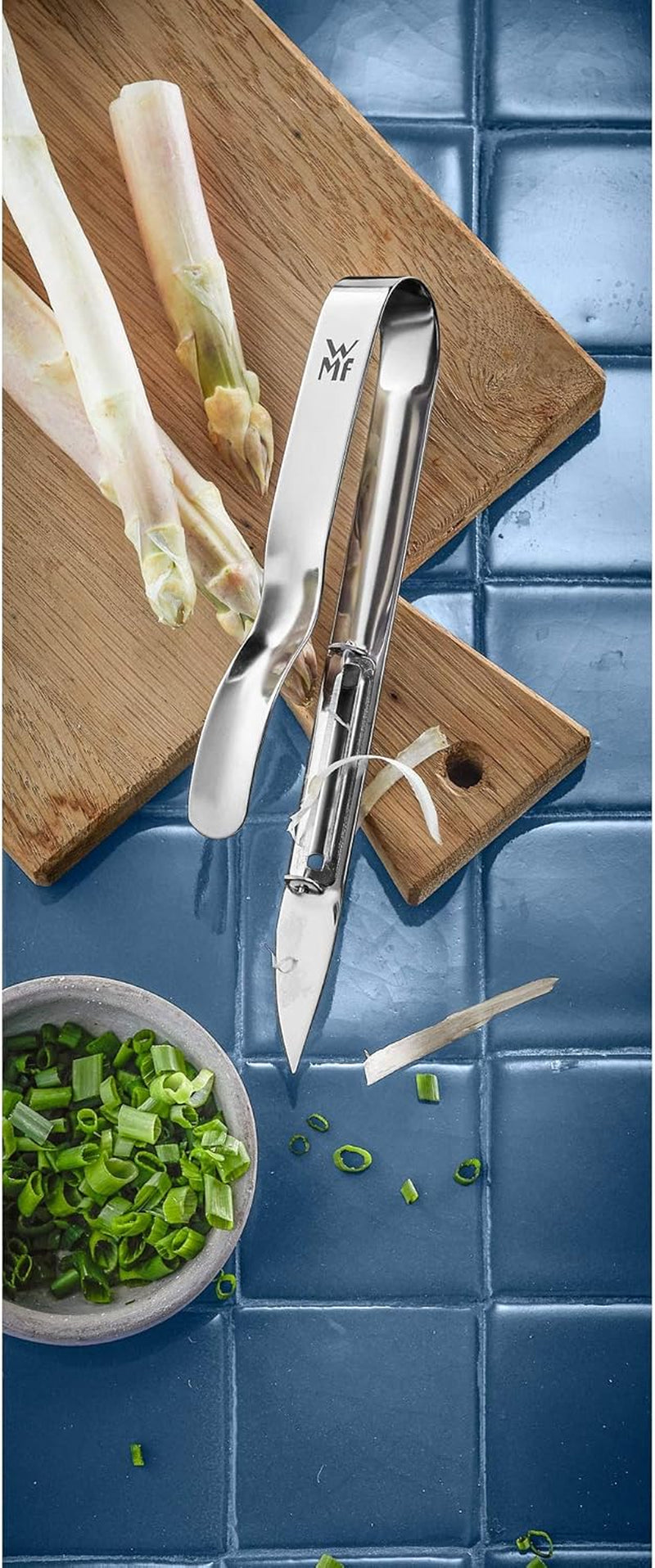 WMF Gourmet sparrisskalare 17 cm, rostfritt stål Cromargan Peeler Naty Shop