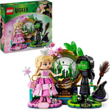 LEGO Wicked Elphaba och Glinda Dolls - Witches of Oz Collectible Figures Leksak - Kreativ present för flickor 10+ och filmfans - 75682 Byggset Besuche den LEGO-Store Standardtitel