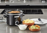 Slow cooker Crockpot, avtagbar keramikskål, lätt att rengöra, 2,4 liter (1-2 personer) Slow Cooker Naty Shop