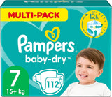 Blöjor Pampers 81657566 Baby-Dry Byxor, vit
