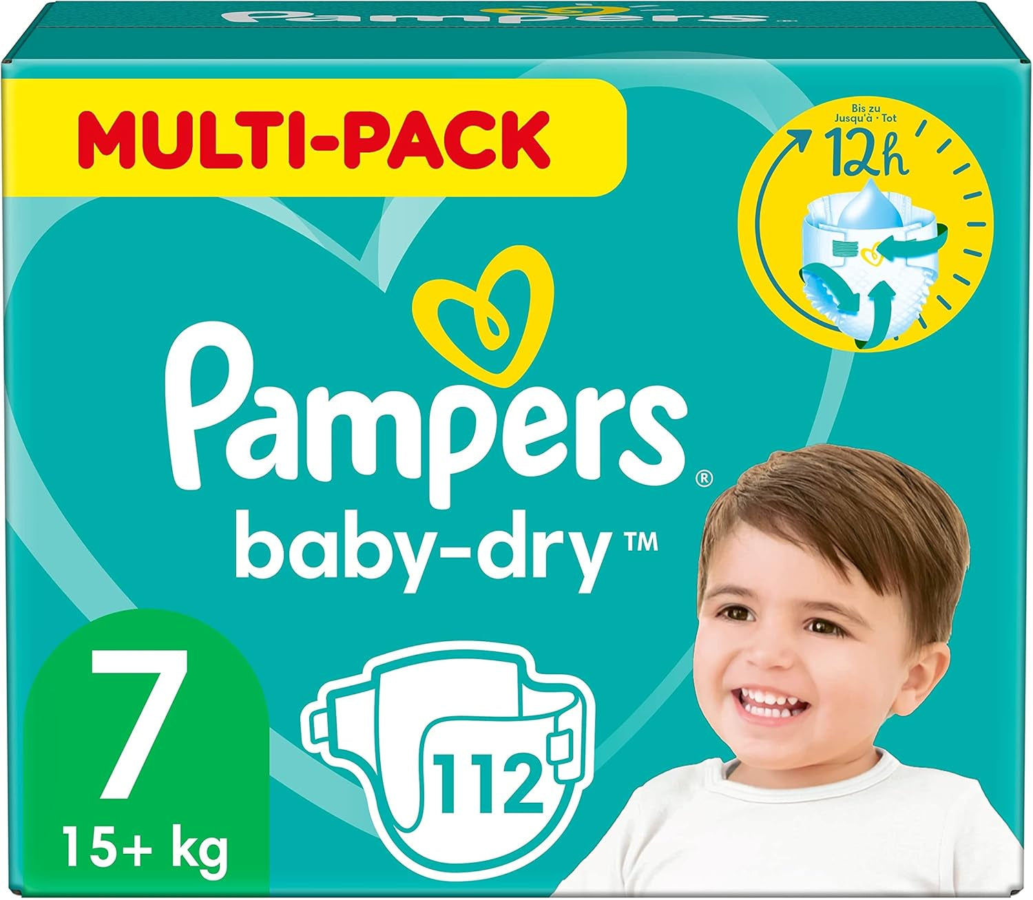 Blöjor Pampers 81657566 Baby-Dry Byxor, vit