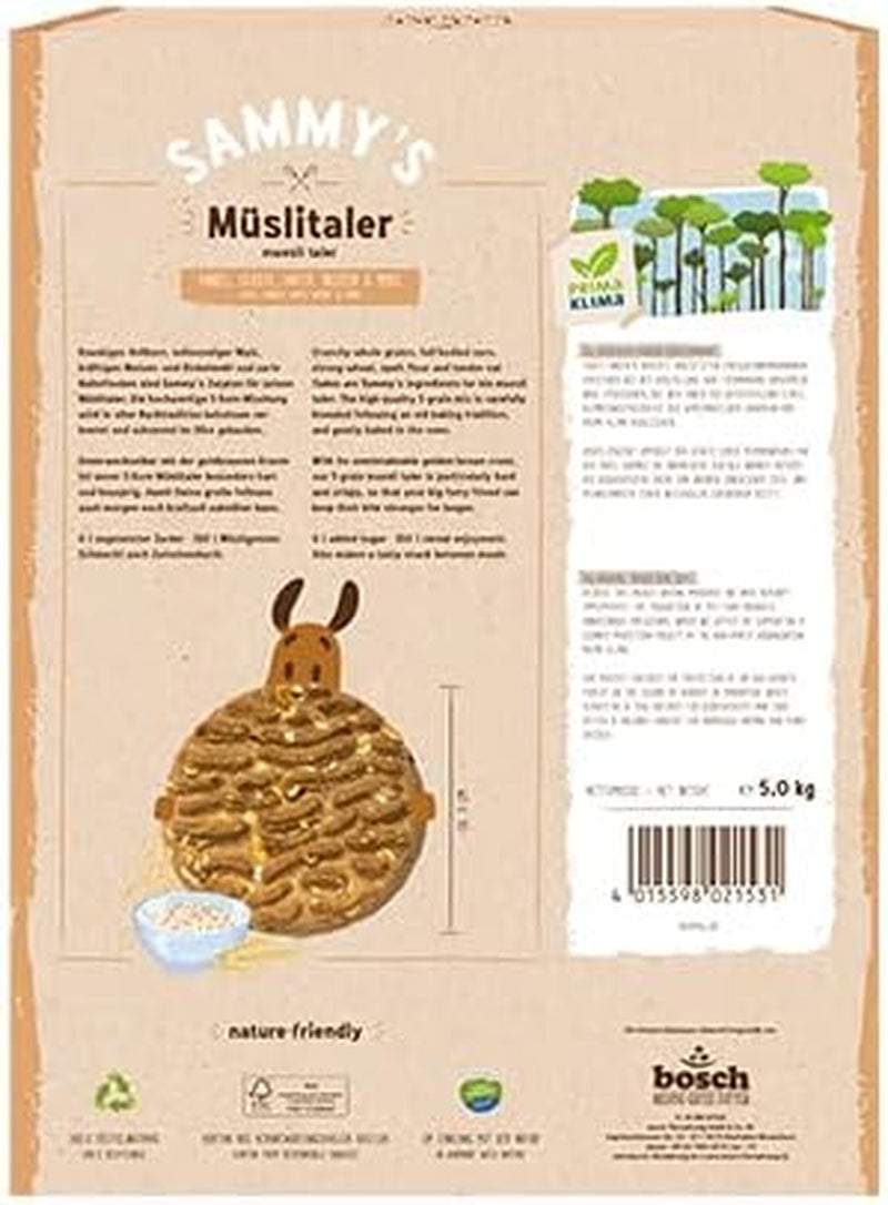 Sammys müslimynt | Krisiga bakade snacks för hundar | 5 kornmüslimynt till din stora lurviga vän (30 kg+) | 1 kg