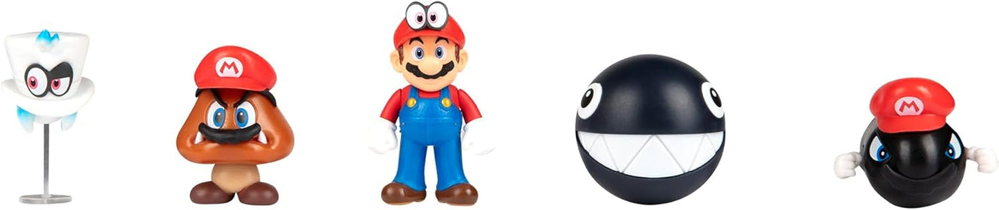 Ksruee Super Mario Mario Odyssey 5,6 cm Pack Actionfigurer Naty Shop