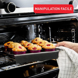 Tefal Creabake J3089304 3 Stück Brioche-Backform Antihaft-Beschichtung, Leicht Entnehmbar, Stapelbar, Einfache Austellung, Backform Formar och bakplåtar Naty Shop