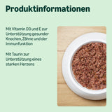 Amazon spannmålsfri våt kattmat på burk kycklingfläckar 12 x 400g