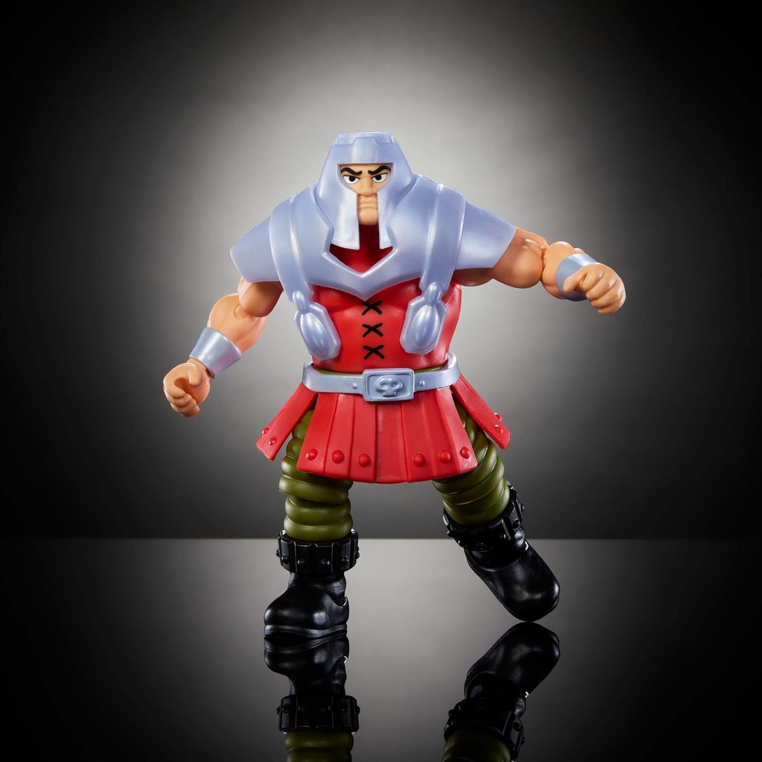 Masters of the Universe Origins Actionfigur Ram Man från den tecknade samlingen, ca. 14 cm lång MOTU Ram Figur 1980-tals-TV Detaljerad design och tillbehör JBM77 Actionfigurer Naty Shop