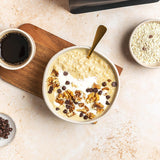 Protein Works - Protein Porridge 360 | Myt Ytterligare vitaminer och mineraler | Proteinreiches Frühstück | Kalorienarme Haferflocken | 6 portioner | Mjölkchoklad 500G Cereal Naty Shop
