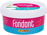 DECOCINO vit fondant - värdeförpackning om 7 kg - perfekt för att dekorera tårtor, tårtor, cake pops - vegansk och laktosfri Naty Shop sockerpasta 1 kg