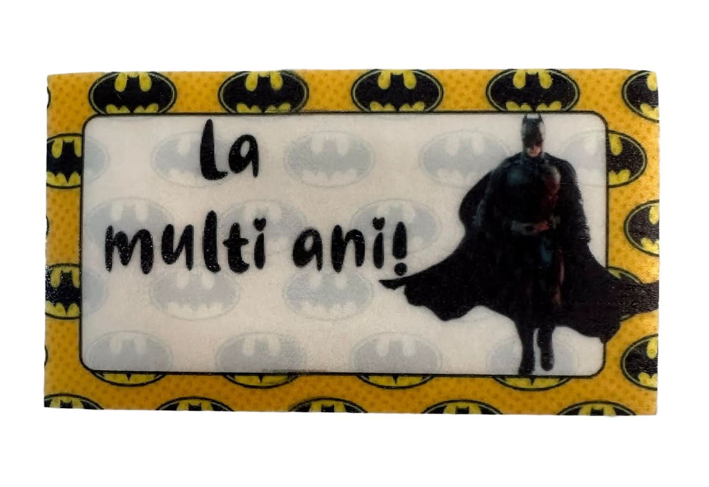 Ätsockerdekoration, Batman - "Happy Birthday!" Nati butik