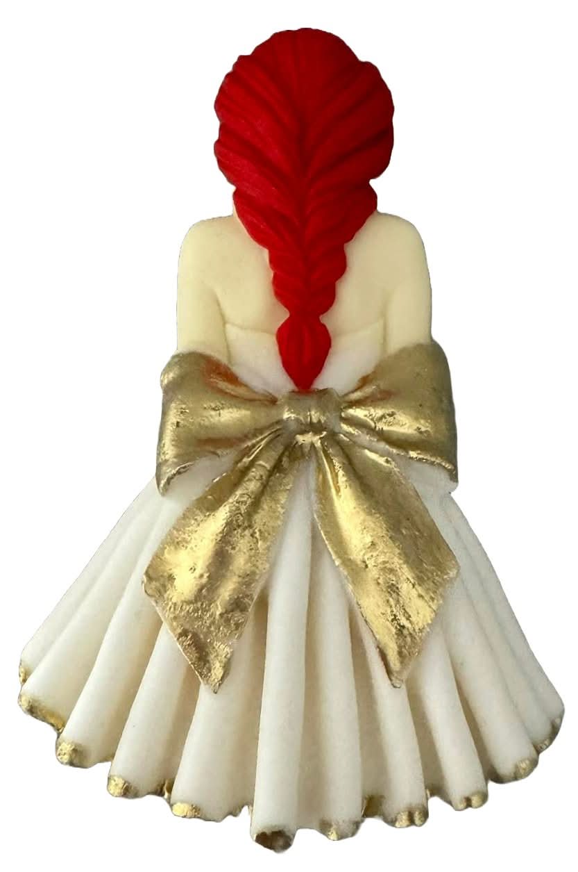 Ätsockerdekoration, Beautiful Lady Sugar Paste Decorations Nati Shop