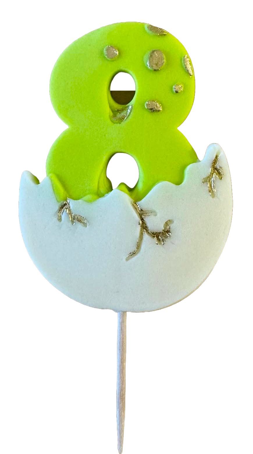 Ätsockerdekoration, nummer 8 Sugar Paste Decorations Nati Shop