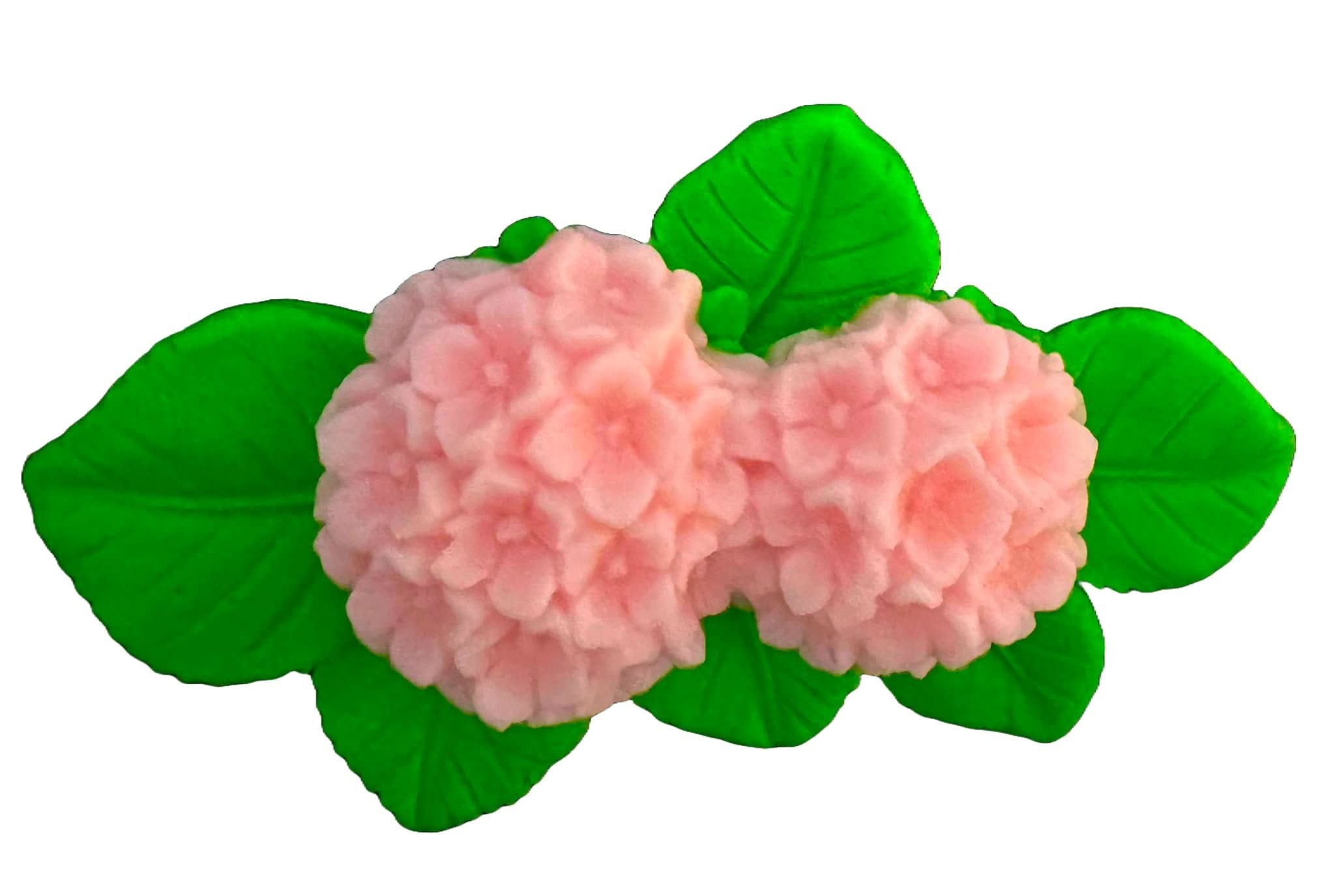 Ätsockerdekoration, Hortensiadekorationer från Sugar Paste Nati Shop