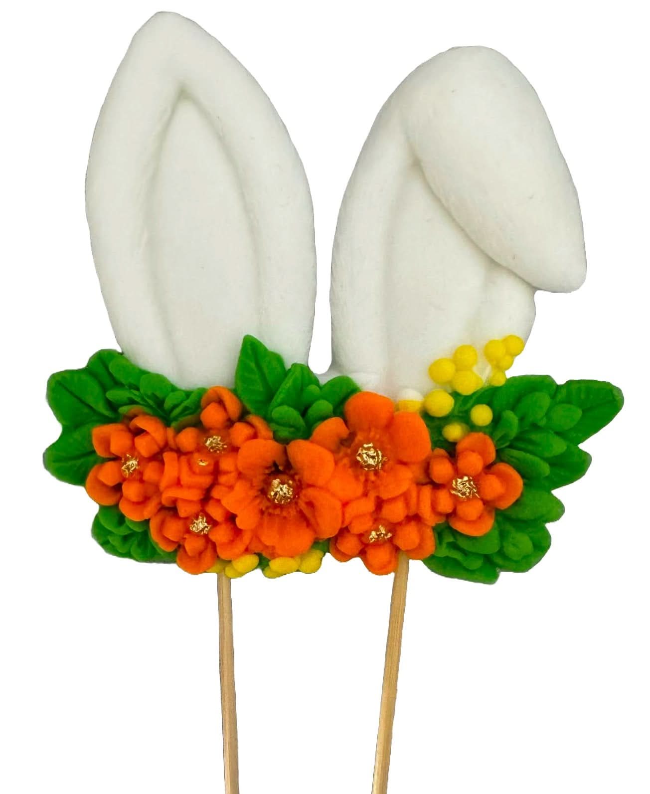 Ätsockerdekoration, Bunny Decorations från Sugar Paste Nati Shop