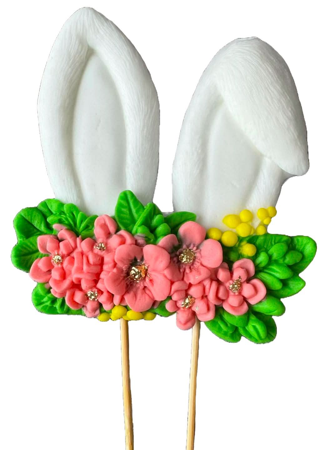 Ätsockerdekoration, Bunny Decorations från Sugar Paste Nati Shop