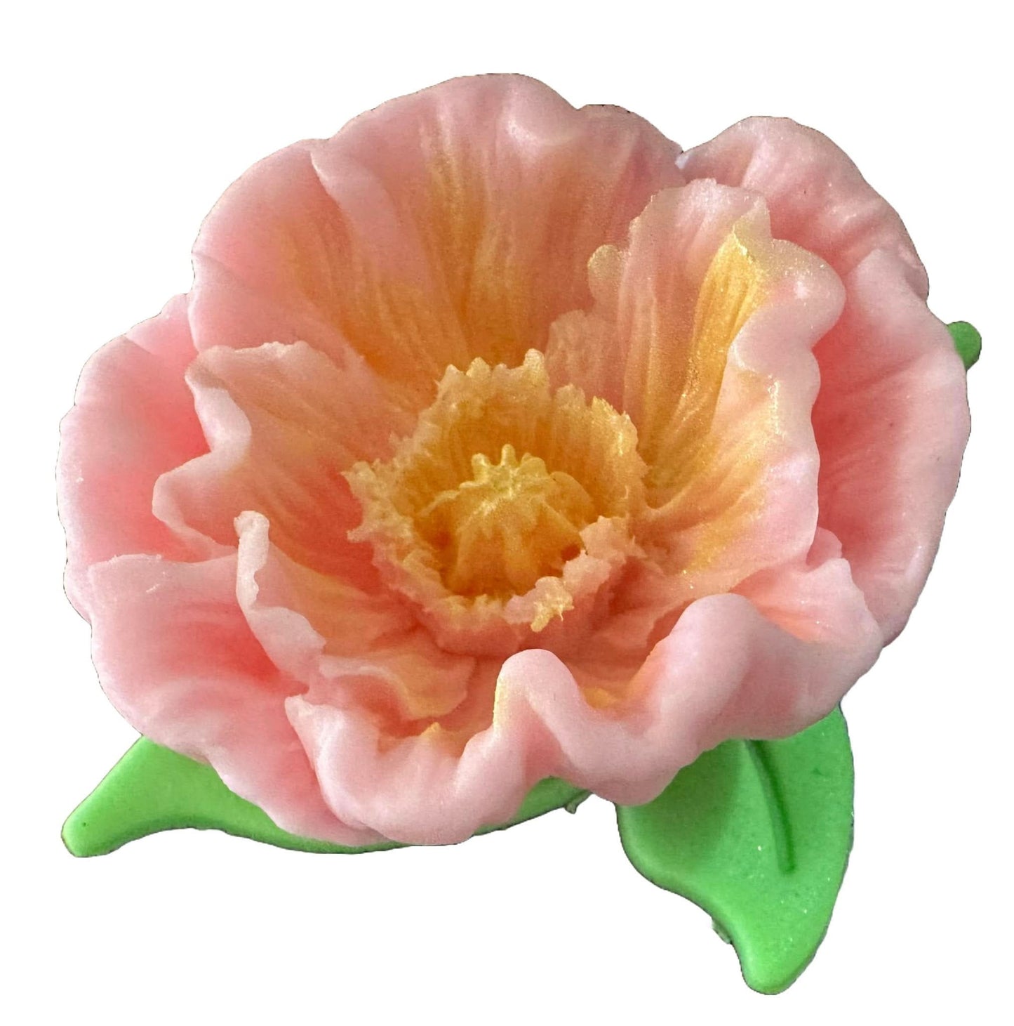 Ätsockerdekoration, Rosa tulpandekorationer från Sugar Paste Nati Shop