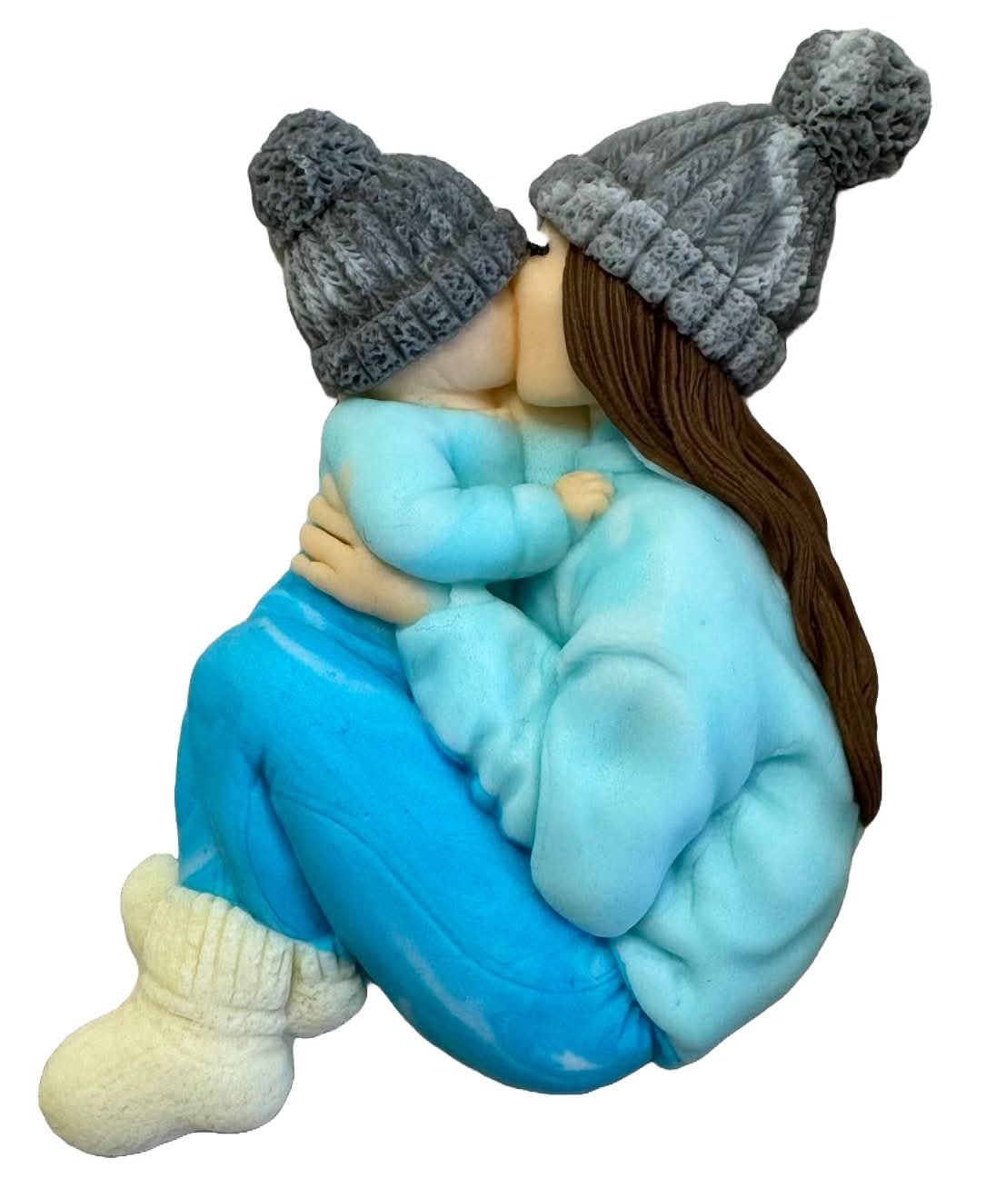 Ätsockerdekoration, Mor och son Sugar Paste Decorations Nati Shop