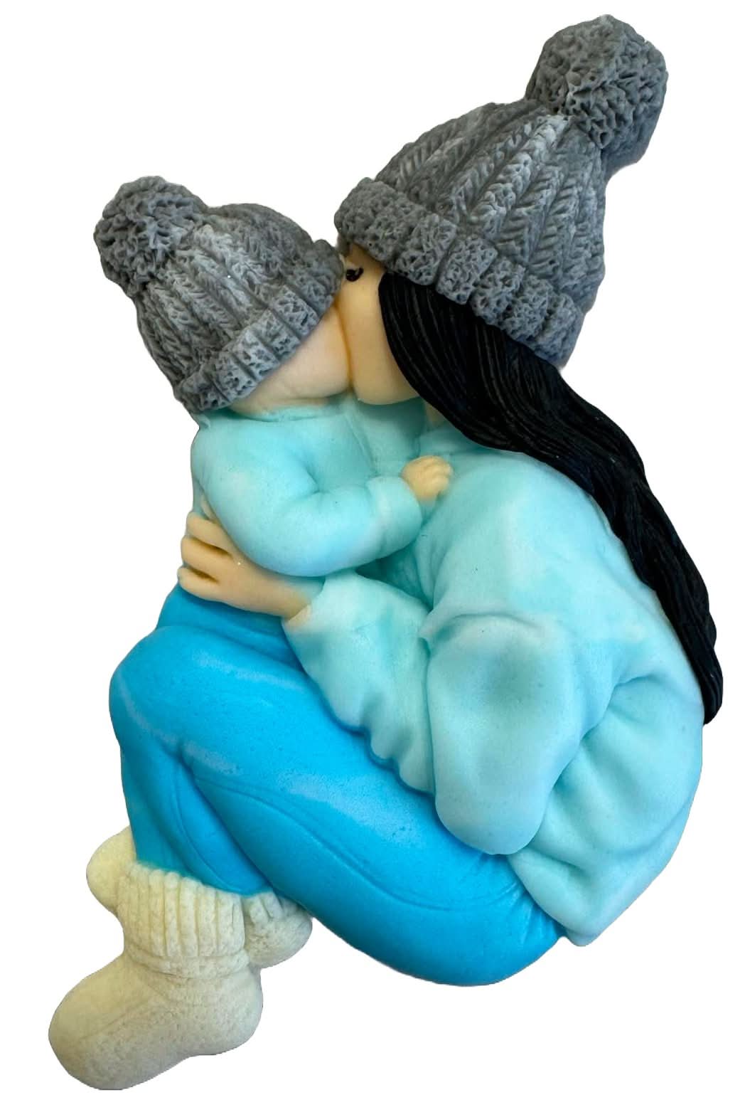 Ätsockerdekoration, Mor och son Sugar Paste Decorations Nati Shop