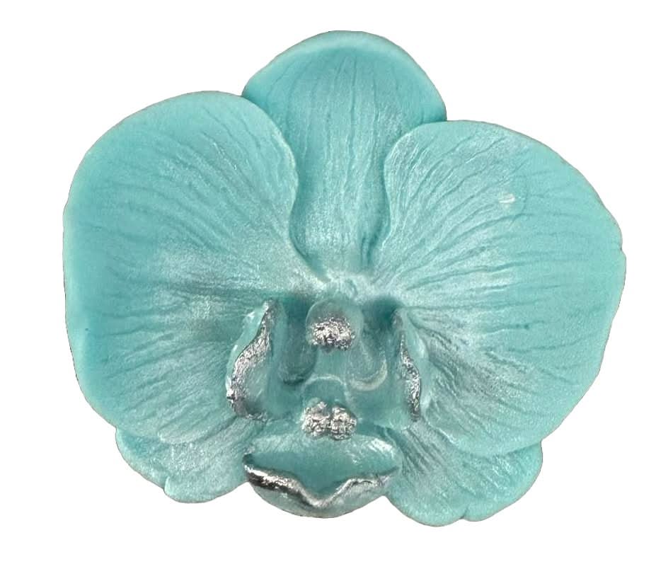 Ätsockerdekoration, Blue Orchid Sugar Paste Decorations Nati Shop