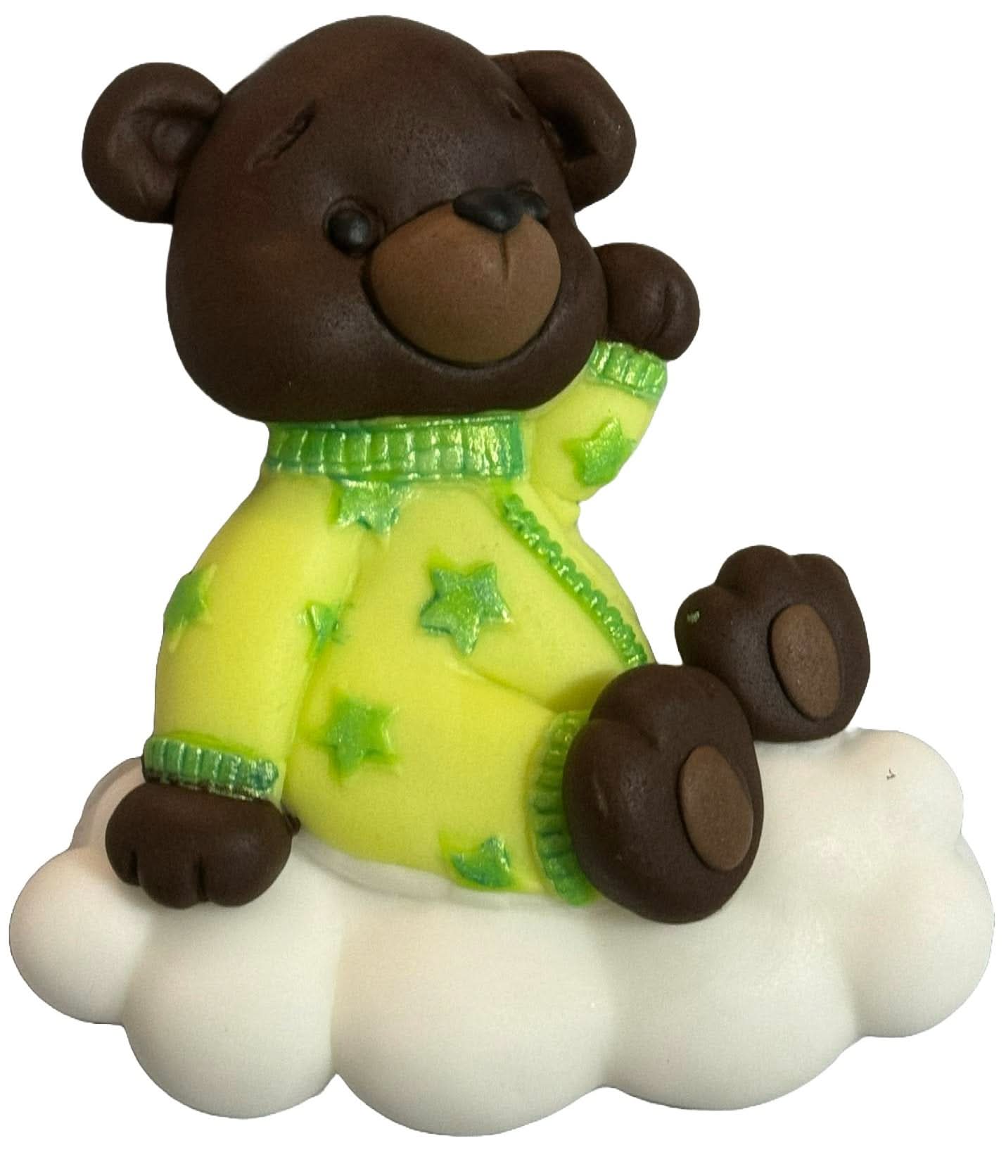 Ätsockerdekoration, Bear on the cloud Dekorationer från Sugar Paste Nati Shop