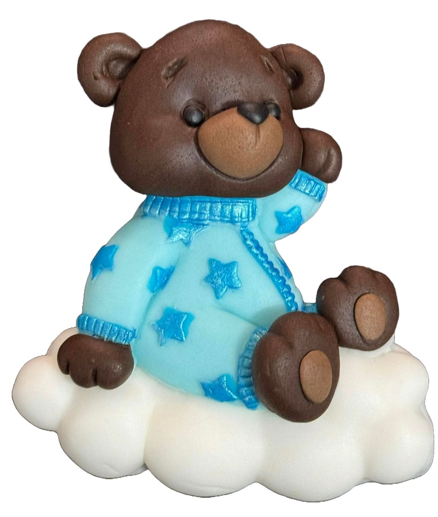 Ätsockerdekoration, Bear on the cloud Dekorationer från Sugar Paste Nati Shop