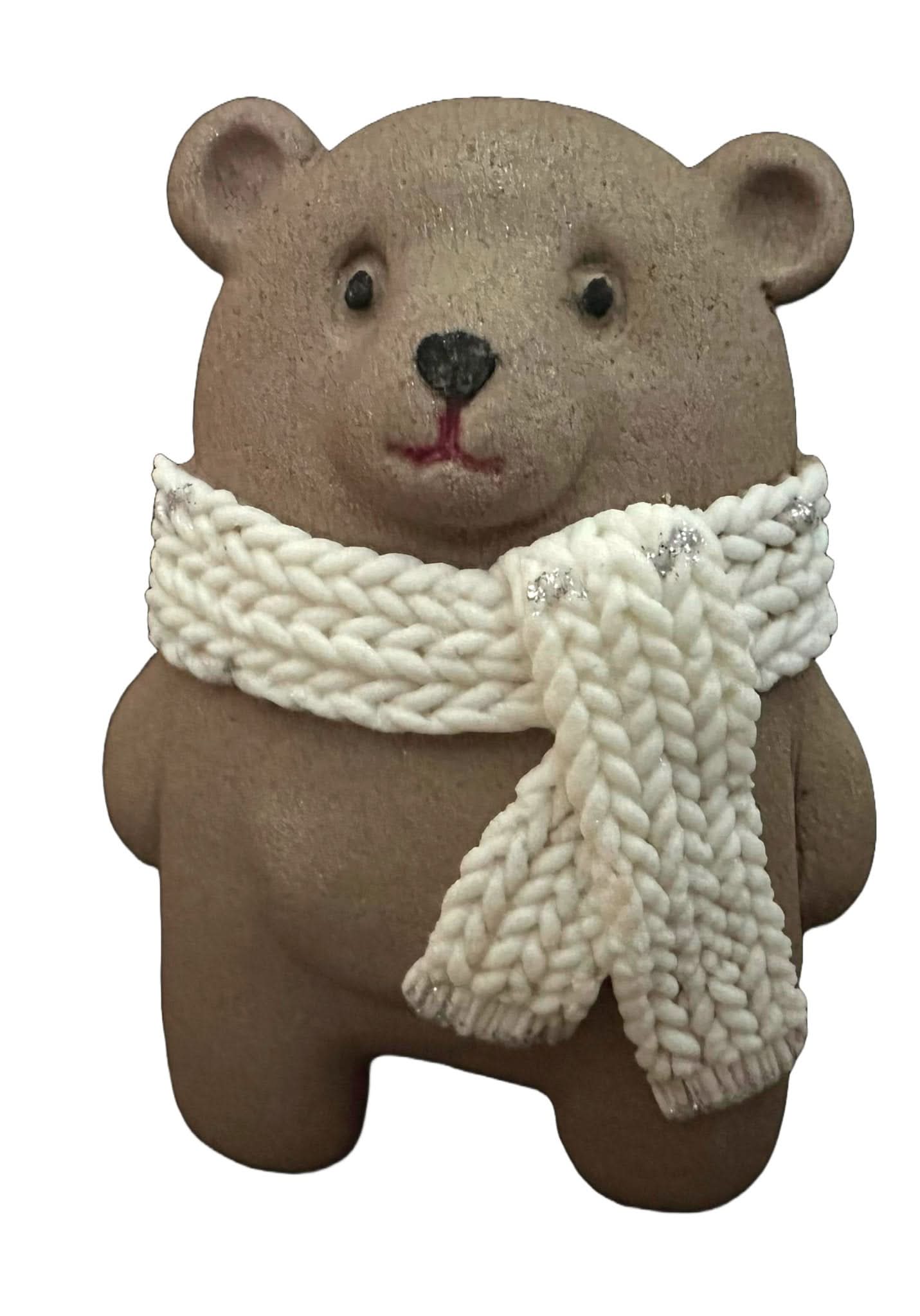Ätsockerdekoration, brun nalle Nati Shop