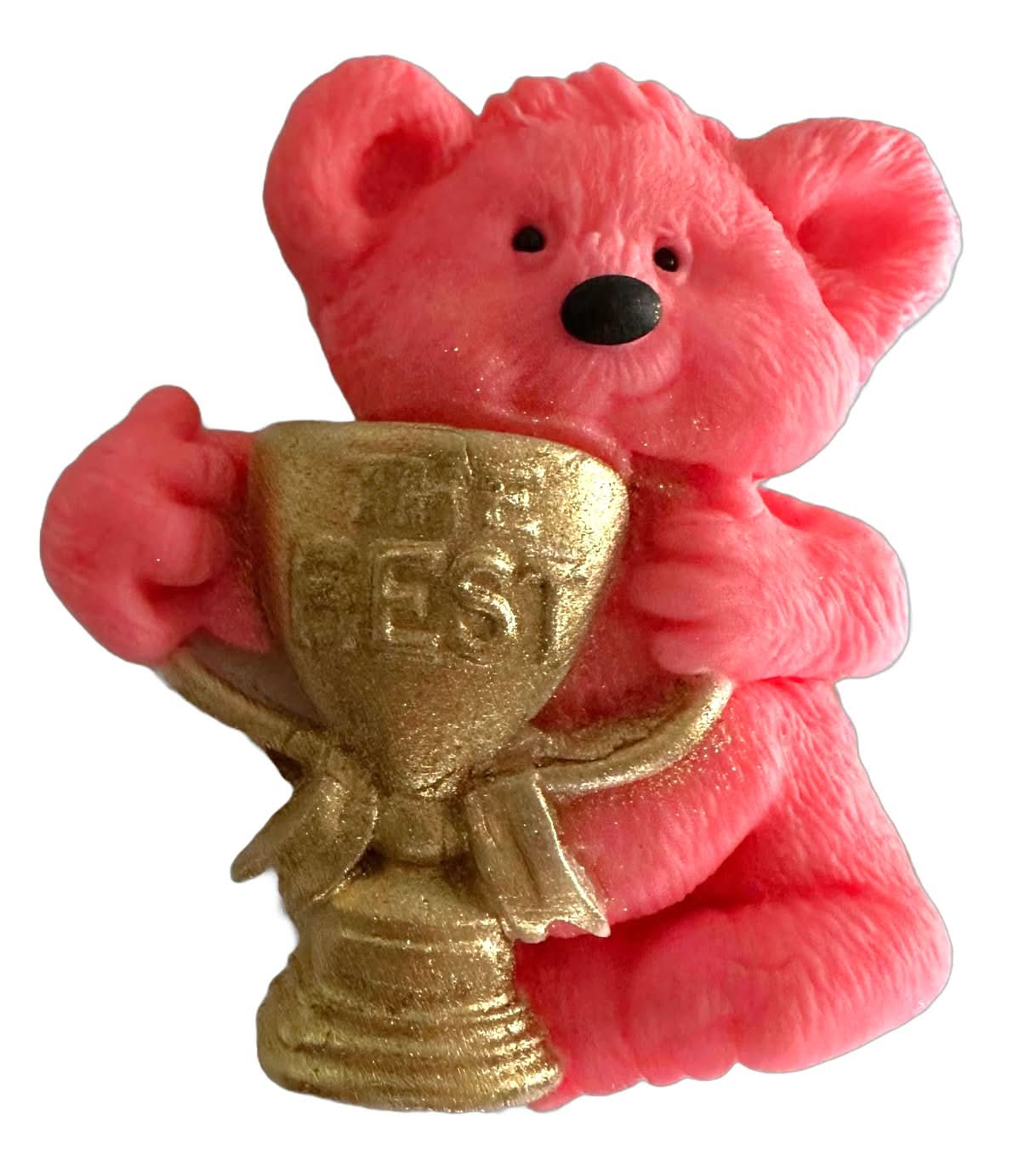 Ätsockerdekoration, Pink Teddy Bear Sugar Paste Decorations Nati Shop