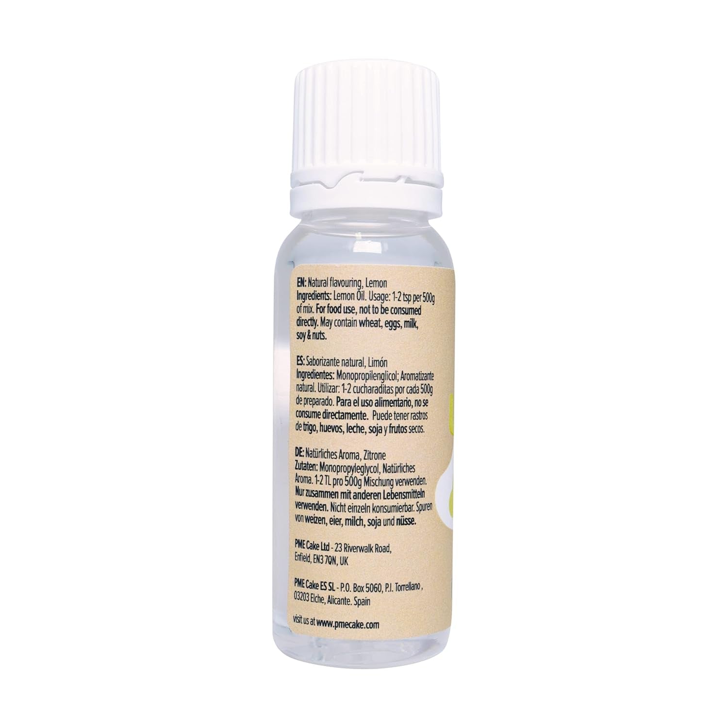 100 % naturlig citronsmak, 25 ml (förpackning med 2) Sötningsmedel Naty Shop