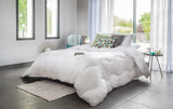 Blanrève - Duvet Aerelle Blue - Mycket mjukt - fluffigt och skönt - Enkelsäng - Eco Responsible - Komfortfiber känns bra, 140 X 200 Cm Täcken och täcken Naty Shop