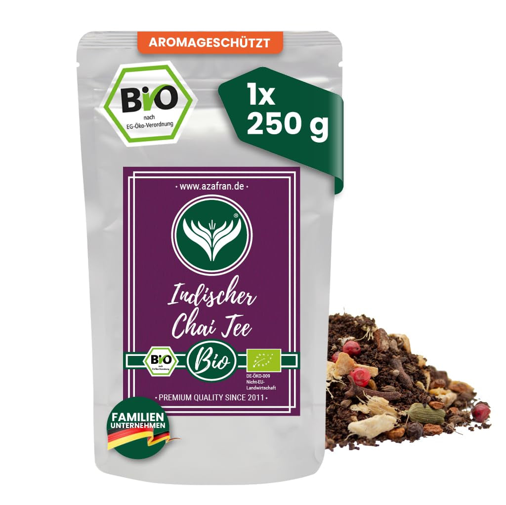 Azafran ekologiskt indisk chai-te - löst kryddat te 250 g
