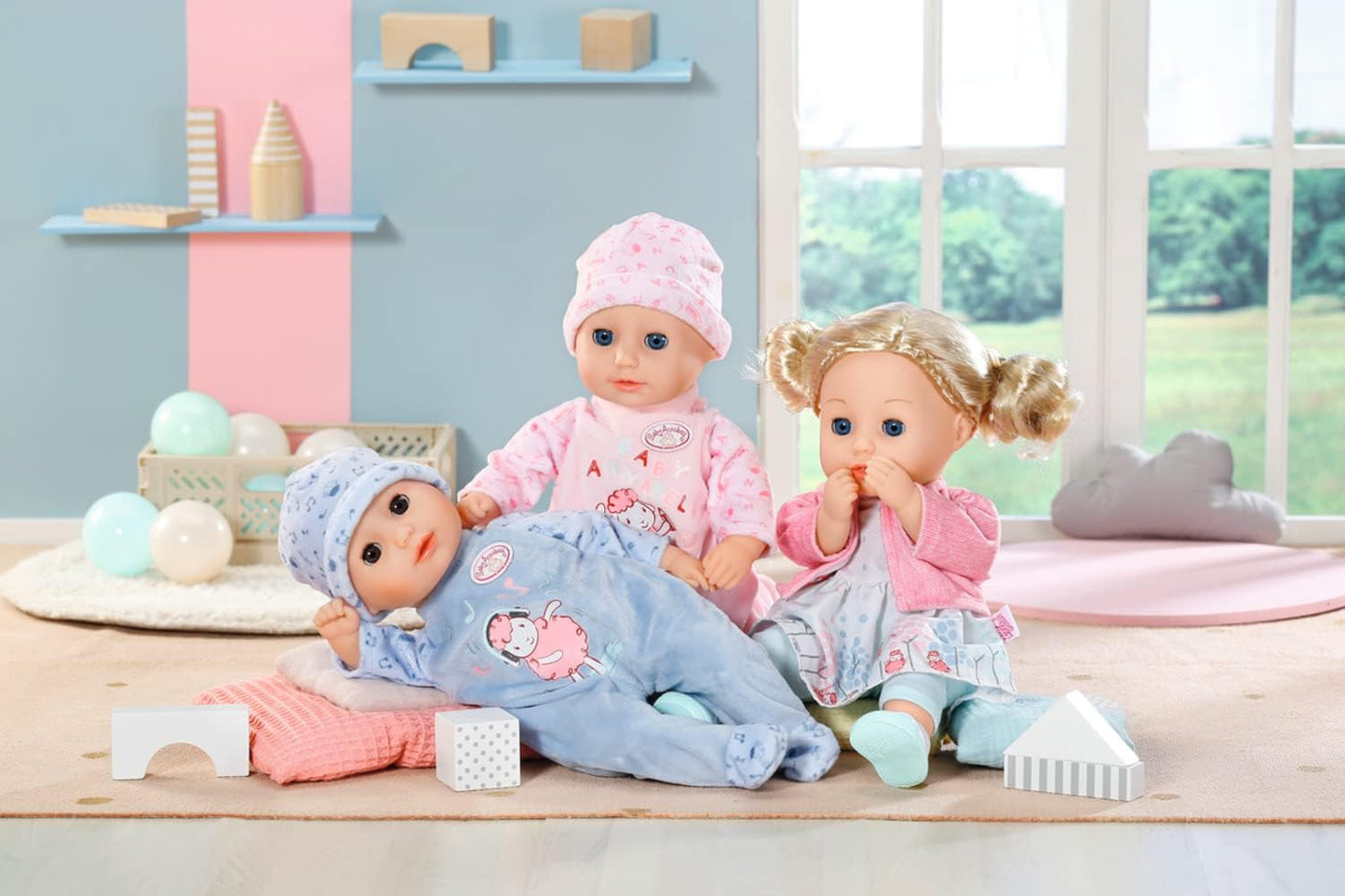Annabell Little Annabell mjuk docka 36cm, med tygkropp och sömniga ögon, 36cm, 709870 Zapf Creation