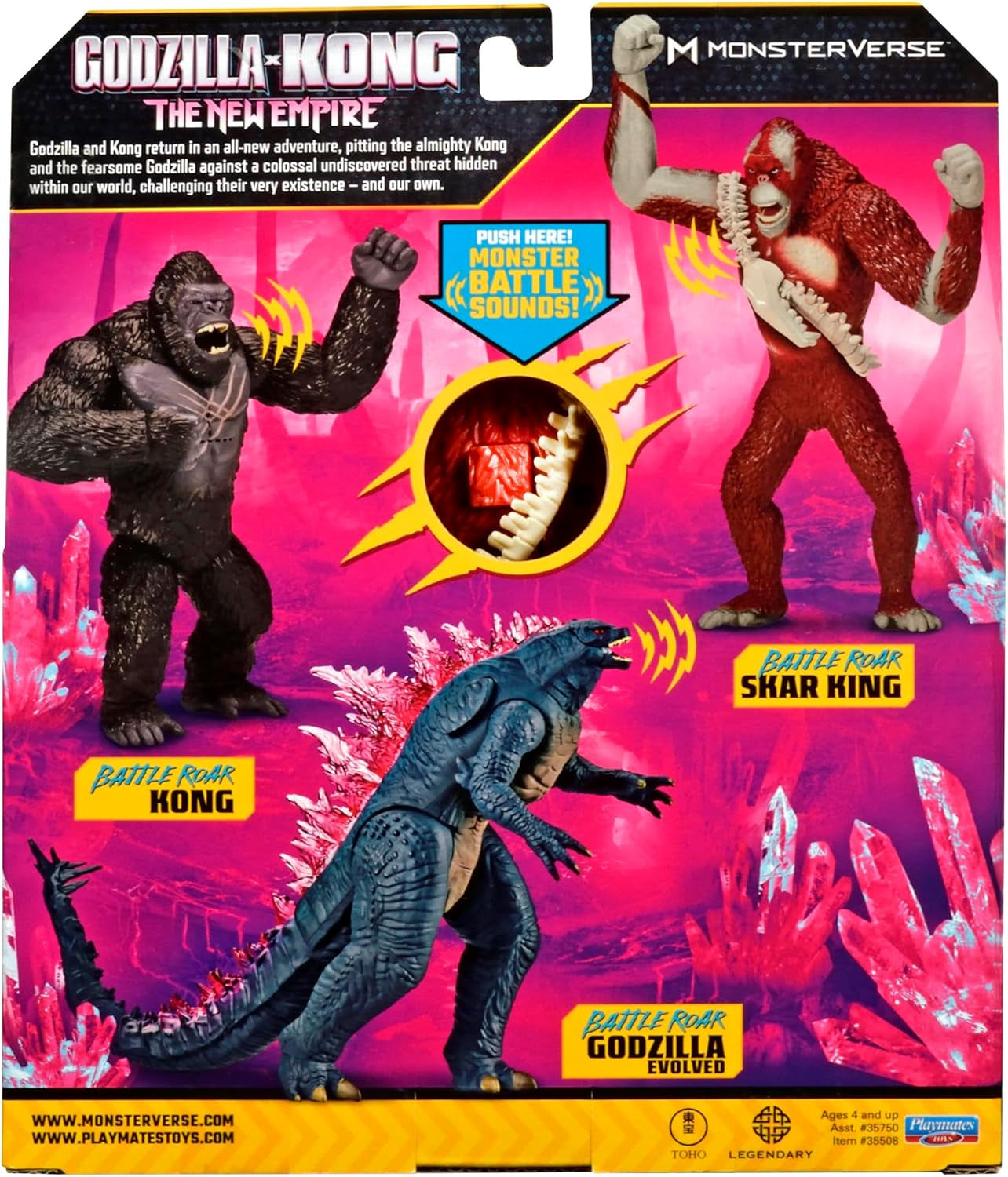Godzilla X Kong: New Empire Battle Roar Skarking, Actionfigurer, 17 cm Actionfigurer Naty Shop