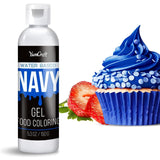 Gel matfärg - Högkoncentrerad gel matfärg för kakor, bakning, påskägg, drycker - Sockerfri matfärg för fondant, glasyr, slem, tårtdekorering (Red Velvet, 150G)